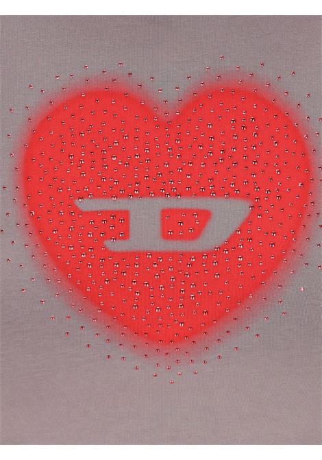 t-shirt uncuties long s5 donna grigia DIESEL | A20980 0QHHA96I